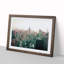 Manhattan Skyline in New York in Abstract - Framed Print-55575858-55575860