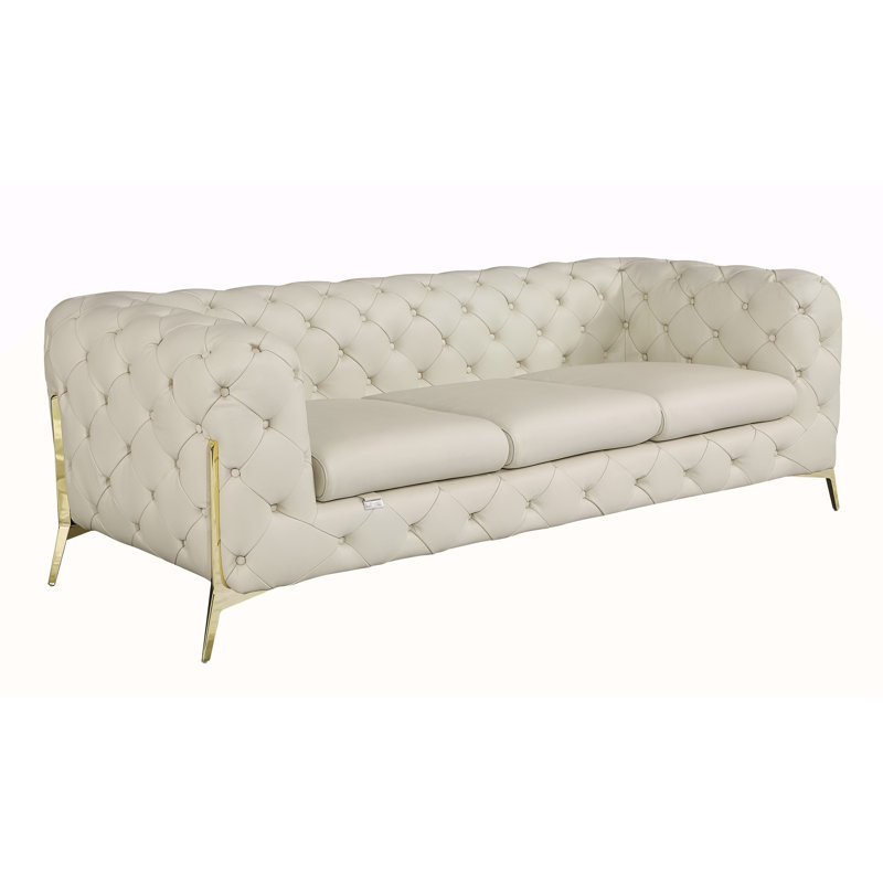 Canapé en cuir 100% italien Global United