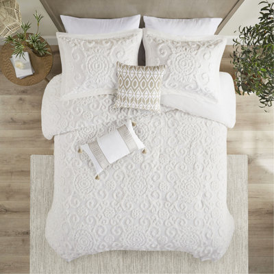 Mini ensemble d'édredon ivoire double / grand