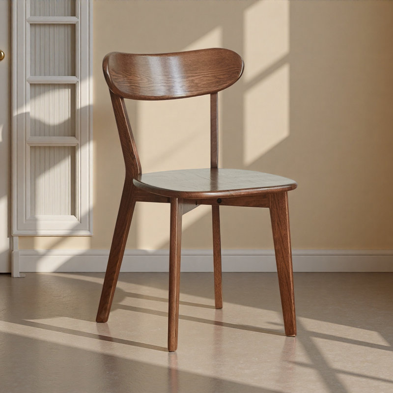 Chaise de salle à manger en bois, chaises d'appoint, cadre en bois de chêne naturel de qualité Fas, Walnut