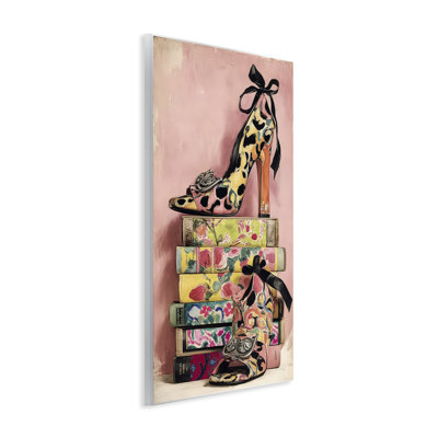 On My Feet Heels & Books Wall Plaque, design by Annabelle Hall