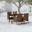 Ensemble repas rectangulaire pour 4 personnes Concettino-1195950191-1195950179-1195950176