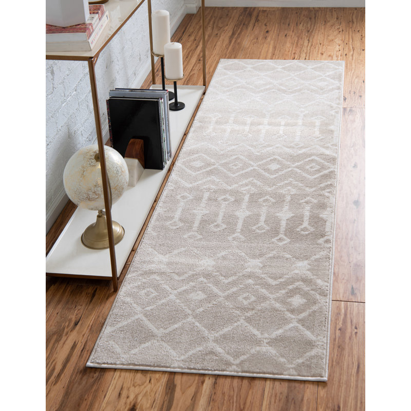 Moroccan Area Rug, Runner 61 x 300cm
