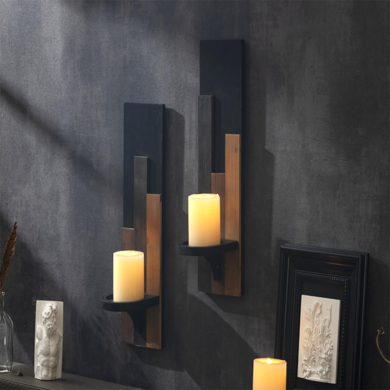 2 Piece Wall Bath Sconce Set