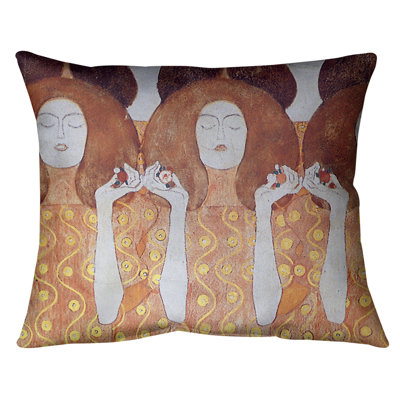 Coussin lombaire de mariés anges