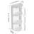12" Bathroom Wall-Mounted Storage Rack-1935359641