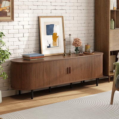 Meuble télé avec rangement et tablettes Jalonda