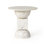 Marlow Genuine Marble Pedestal End Table