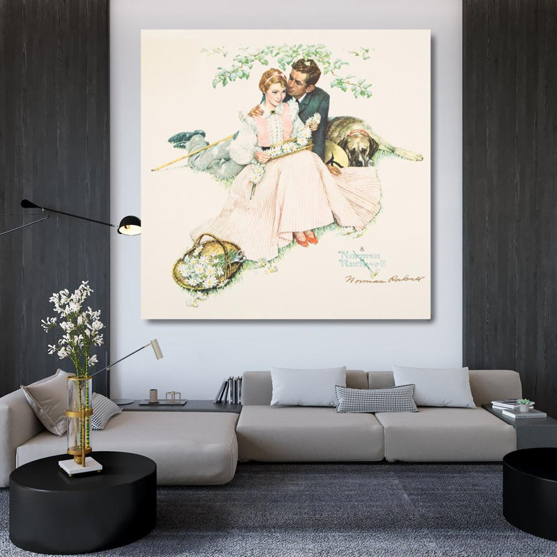 Flowers in Tender Bloom, 36" H x 36" W