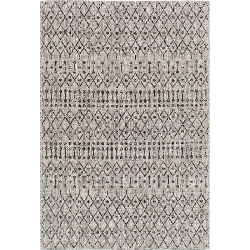 Hongming Indoor / Outdoor Rug, Rectangle  5'3" x 7'6"