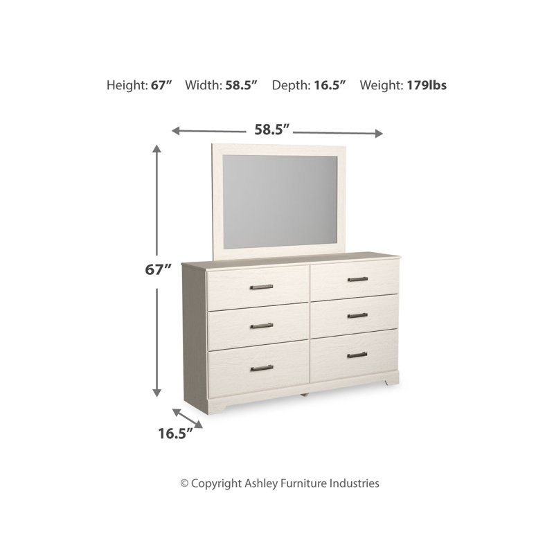 Commode et miroir Stelsie