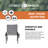  Outfitter Disc-Chair with Compartments for Outdoor Camping, Grey