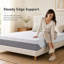 Grand matelas 12 pouces en mousse viscoélastique gélifiée, convient aux nuits fraîches et à la décompression, matelas moelleux moyen-838152111-838152097