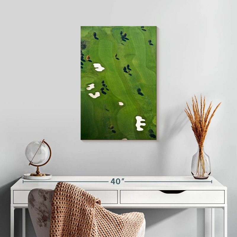 Sireci Golf Course From Above, 24" H x 16" W