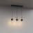 20.5In 3 - Light Pendant Light Linear Pendant Lighting