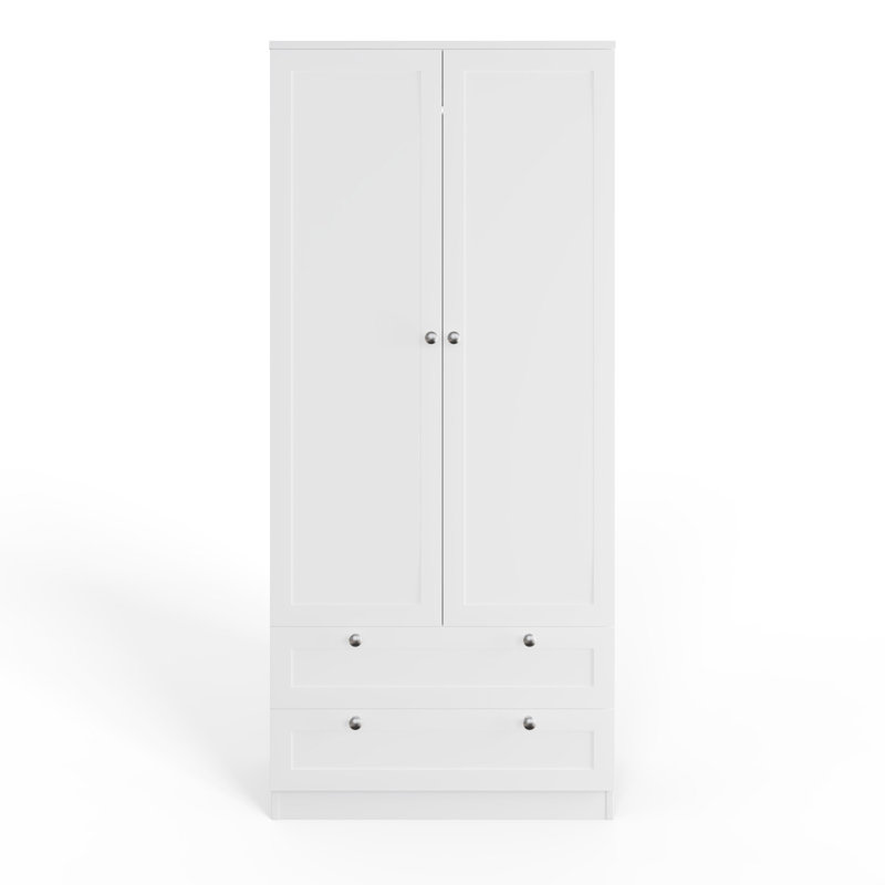 Artus Shaker 2 Door 2 Drawer Combination Wardrobe 