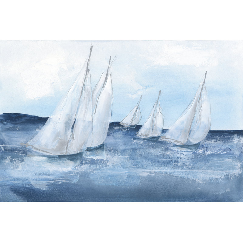 Group Sail III by Chris Paschke - Wrapped Canvas Print, 51cm H x 76cm W