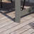 Rectangular HDPE Outdoor Dining Table With Umbrella Hole-1665785500
