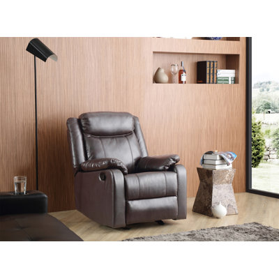 Mouzon Faux Leather Recliner