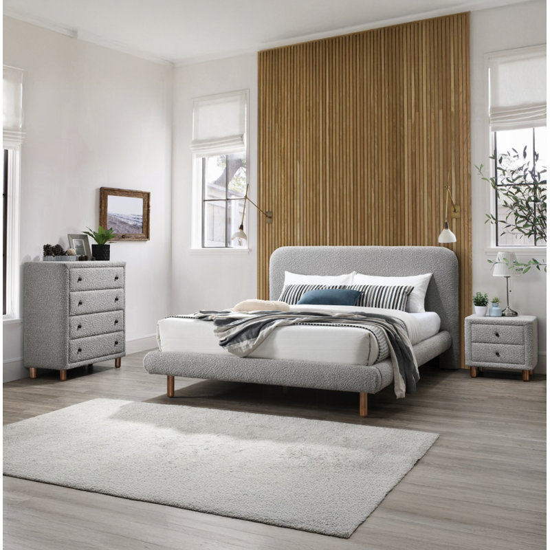 Sadarus Upholstered King Bed