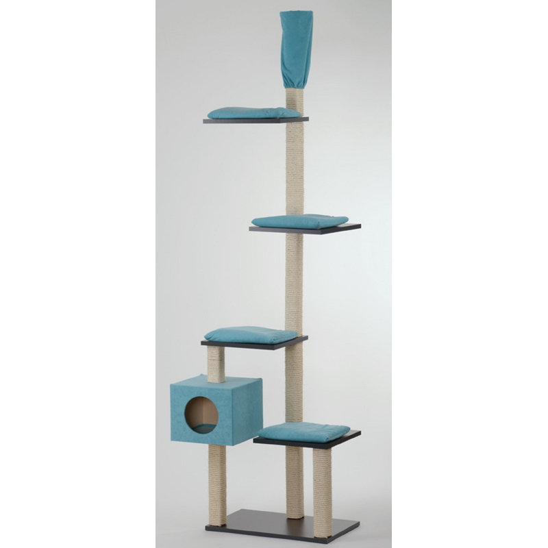 Gael 260cm H Cat Tree, Turquoise
