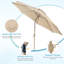 Parasol d'extérieur 9 pi 9 pi-945451273