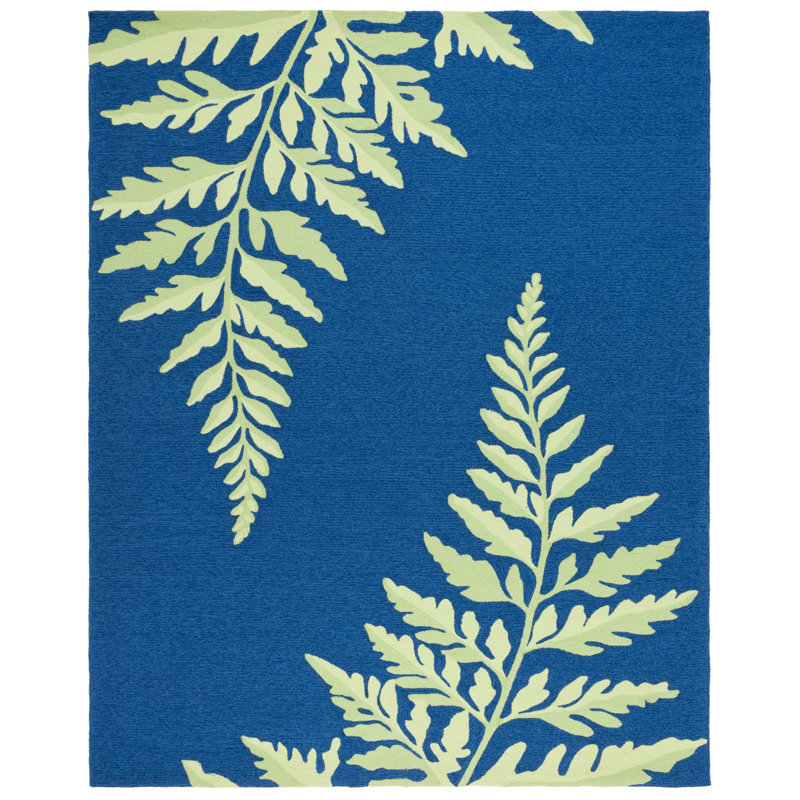 Martha Stewart Hand Hooked Floral Rug, Rectangle 8 pi x 10 pi