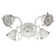 Four Light Ceiling Fan Light Cast Fitter