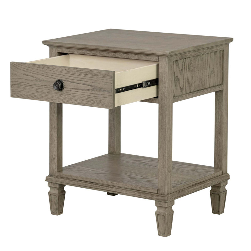 Table de chevet Victoria, Gris