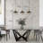 Justyce 1 - Light Small Black/Brass Pendant