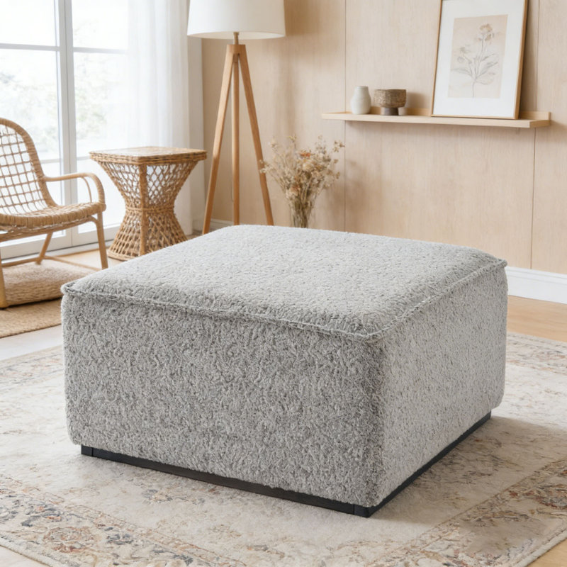 Square Upholstered Ottoman