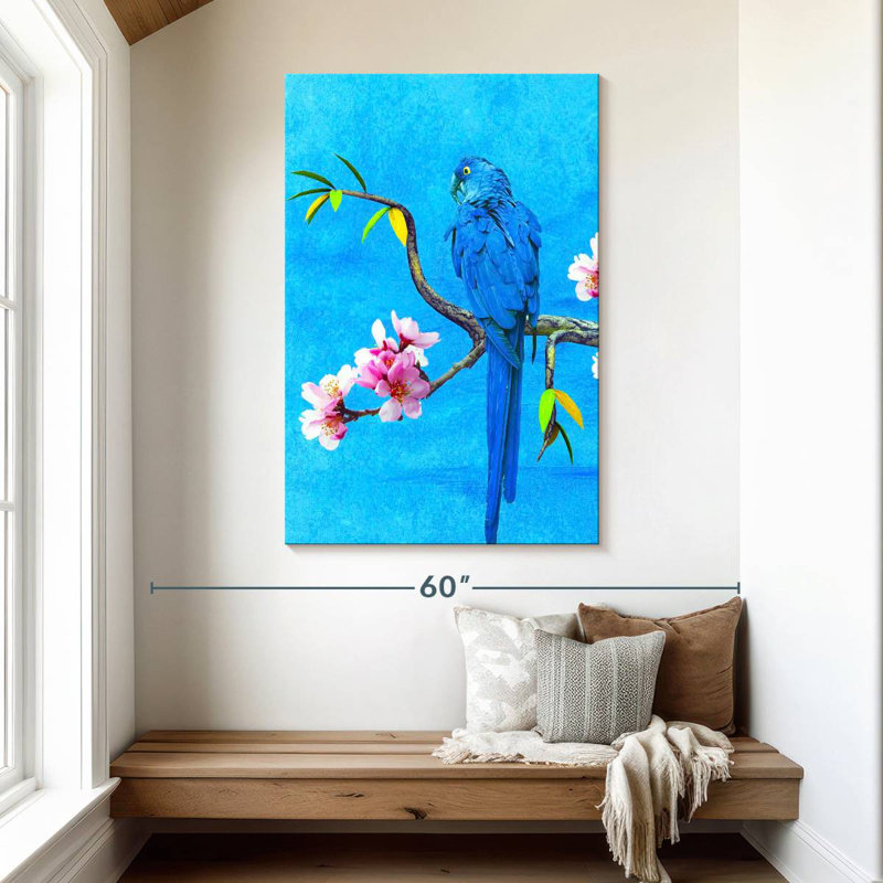 Brampt Spring Bird And Flower, 48" H x 32" W