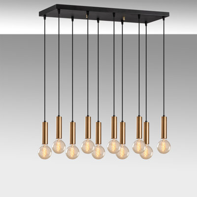 Breck 10 - Light Kitchen Island Pendant