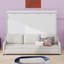 Lit escamotable horizontal avec canapé, lumière DEL et tablettes-118027533