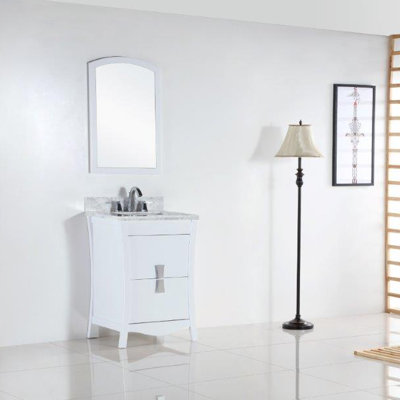 Pisa 24.49'' Single Bathroom Vanity with Top