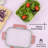 JoyJolt Fluted Glass Food Storage Containers with Leakproof Lids, Set of 12-93241400
