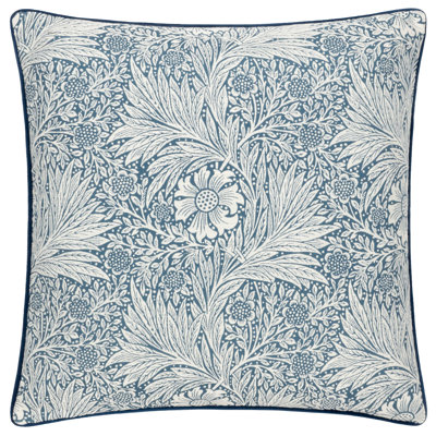 Marigold Down Blend Floral Square Cushion