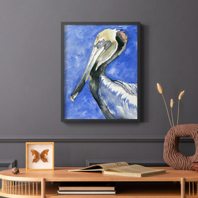 Pelican Pool II Framed Print - Solid Wood