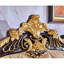 European Style High-end Luxury Sofa Chair Leather Armchair