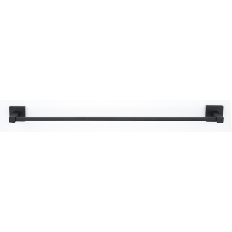 Swarovski Crystal 1 Wall Mounted Towel Bar, Polished Nickel, 2" H x 25.875" L x 2.25" D