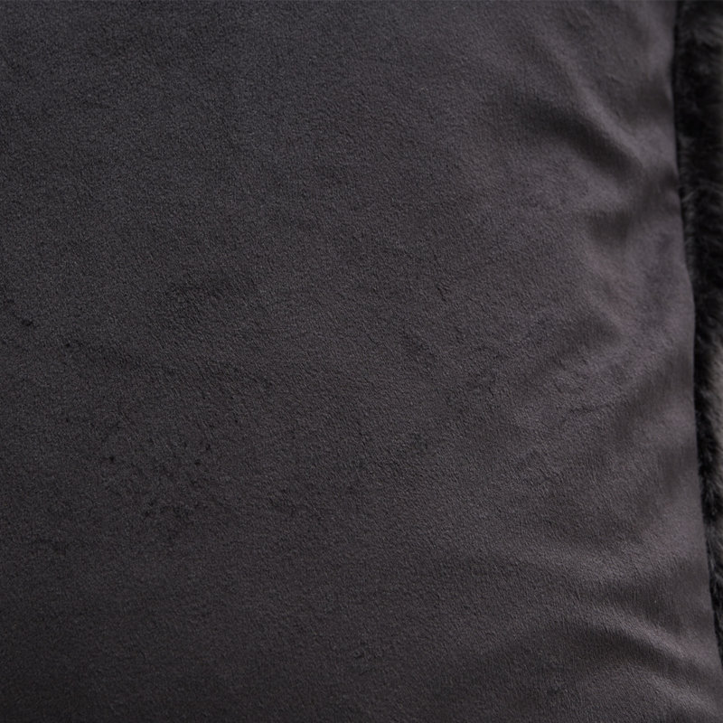 Square Pillow Cover & Insert, Black