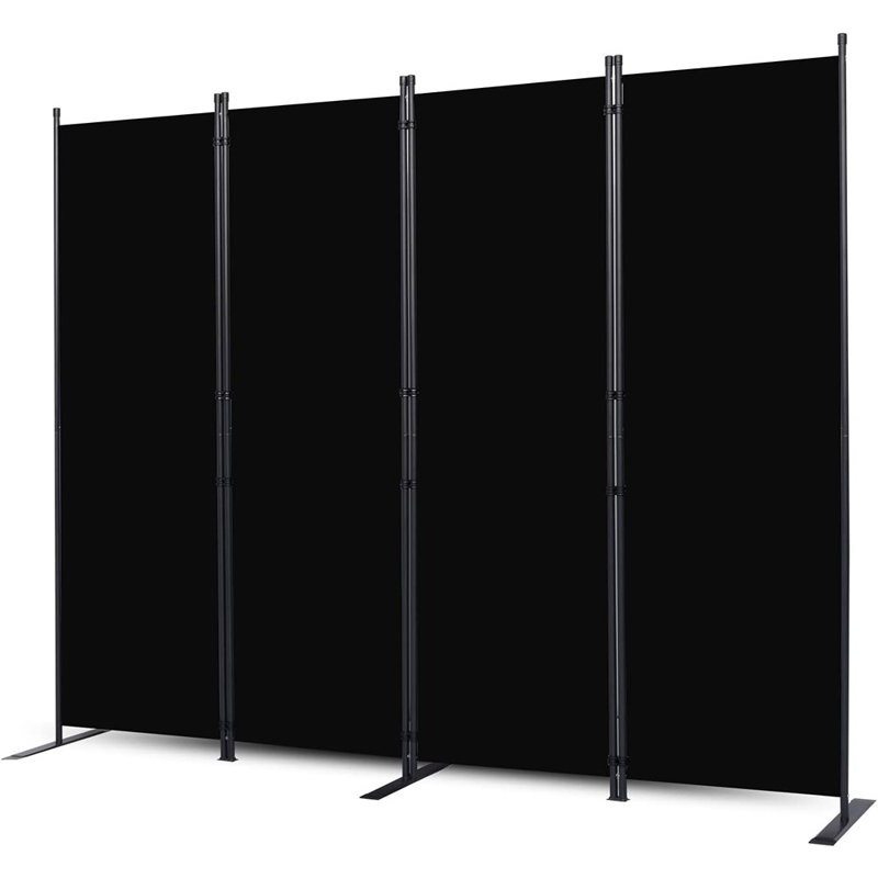 Paravent, 4 écrans d'intimité pliables avec pieds plus larges, 6 ...