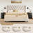 Permelia Upholstered Bed Tufted Headboard with Wing Side-1016116443-1010283416