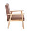 Fauteuil d'appoint en velours Bleona-107227493