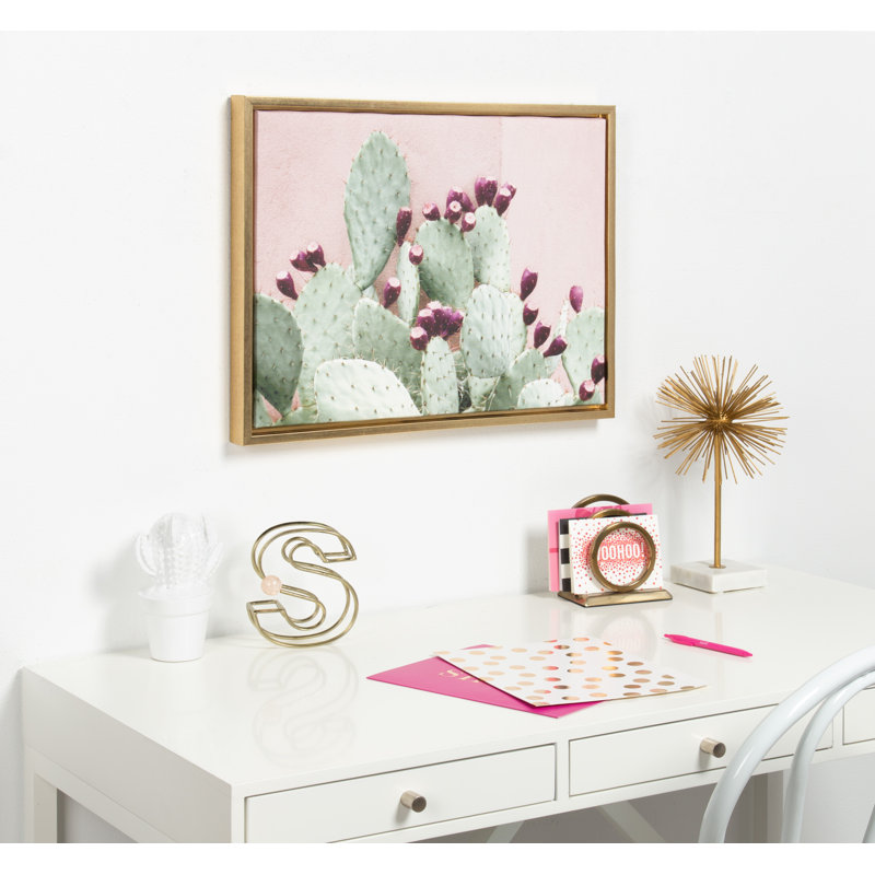 Cactus 25 by Amy Peterson Framed Canvas Wall Art Print