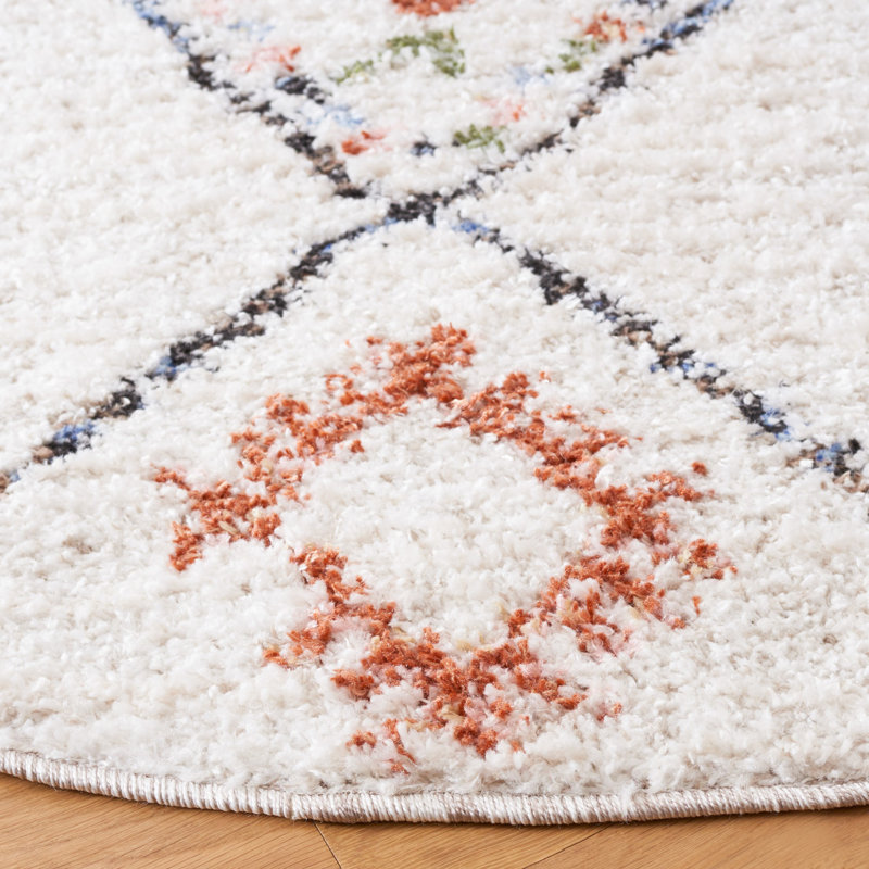 Chapel Performance Geometric Rug, Round 6'7"