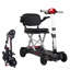 Scooter pliant Manaul M2085 rouge avec batterie de 26,5 Ah et autonomie de 24 miles