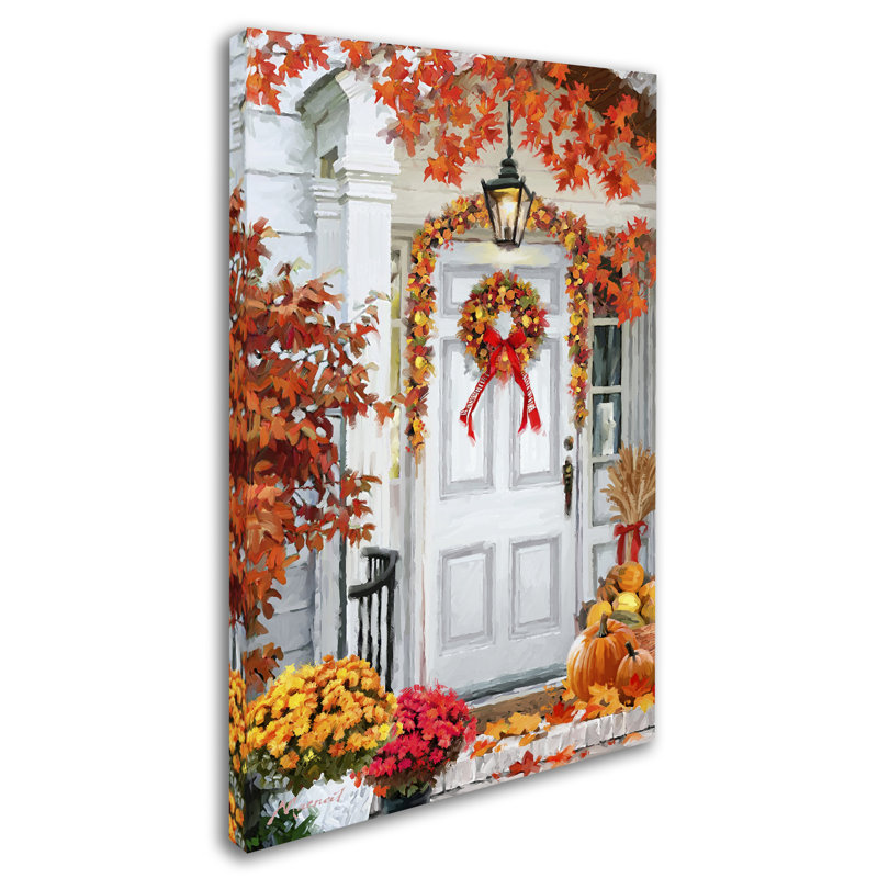 Armand «Fall Decorations», reproduction sur toile, H 19 po x l 12 po x P 2 po