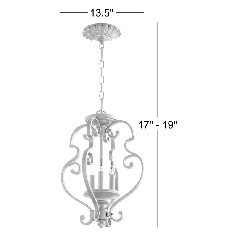 Luminaire suspendu géométrique à 3 lumières Salome, Cuivre vintage