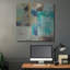 «Teal and Aqua Reflections 3» par Silvia Vassileva, art mural